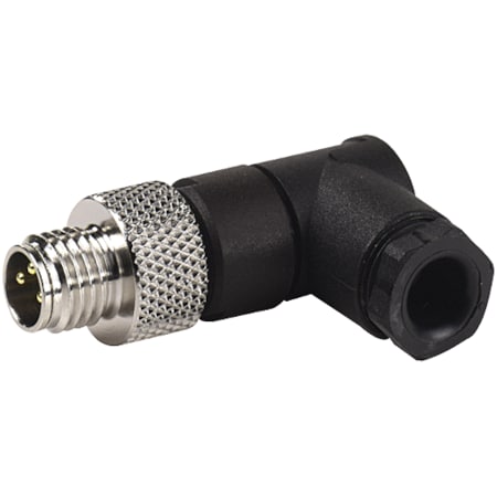 Murrelektronik M8 MALE 90 Degree FIELD-WIREABLE (SOLDER PINS), 3-pol. 0.25mm 7000-08441-0000000